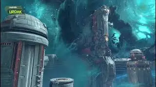 salta en el torrente de Argent para llegar a Urdak( Doom Eternal)