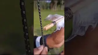 (Wooden make primitive)🏹 Archer #shorts#shorts #primitivetechnology #craft #bamboo #shortvideo