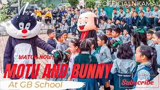Motu & Bunny at GB school || Fun and prank time at school😁