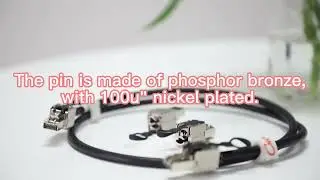 Patented Zinc Alloy Keystone Jack & Patch Cord with lock-ring