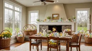 Easter fireplace and rain ambience, perfect background for Easter weekend! #Nature #NatureSounds