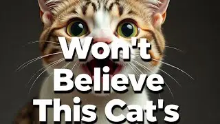 🤯You Won't Believe This Cat's Reaction!Cat shocked expression🤯