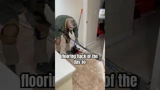 Flooring Hack of the day! 1 #flooringtips 💯🙌🏻