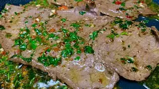 Cómo hacer Bistec en Salsa Chimichurri