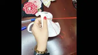 How to embroider personalized name monogram on face mask