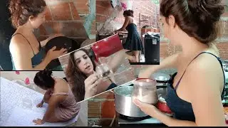 CHEIRINHO de COMIDA BOA e ROUPA limpa: Dia de buscar macaxeira e organizar tudo