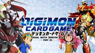 Digimon Card Game Casual Match Booster BT12 (part05) - Dukemon vs Kaisergreymon