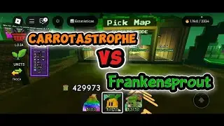 Carrotastrophe VS frankensprout, garden Tower defence 