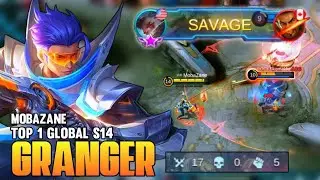 SAVAGE! 17KILL | Granger Best Build 2021 | Top 1 Global Granger Gameplay | Mobile Legends✓