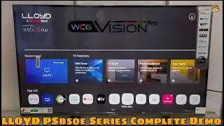 LLOYD Webos WCG Vision Pro Smart Tv Complete Demo 2023 || 43PS850E Webos Smart Tv || PS850E Series