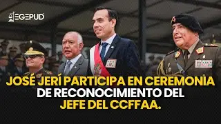LO ÚLTIMO |El presidente José Jerí Oré participa en ceremonia de reconocimiento del jefe del CCFFAA.