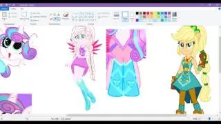MLP Speedpaint | EQG Flurry Heart Transformation Legend Of Everfree