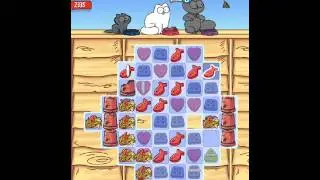 Simons Cat - Crunch Time - Level 121 - No Boosters (by match3news.com)