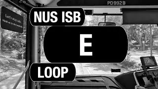 Внутренний автобус NUS E (BFTP 2025) | Визуализация маршрута автобусного сообщения