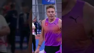 Jakub Szymanski clocks 7.43 to win the 60m hurdles in Belgrade #worldindoortour