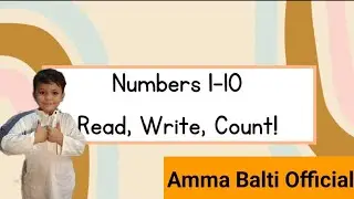 Learn and Write Counting|Amna Balti official #counting #learning #writing #mathtips #viralvideo