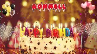 RONNELL Birthday Song &ndash; Happy Birthday Ronnell