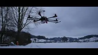 MiniHexa Erstflug