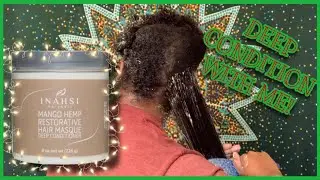 CURLSMAS DAY 17 | INAHSI NATURALS MANGO HEMP RESTORATIVE HAIR MASQUE DEEP CONDITIONER | Curly Tells