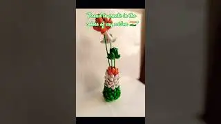 Proud to create in the colors of my nation |Creativity blooming in Tiranga shades|Republic day craft
