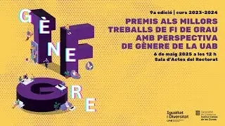Lliurament dels Premis als millors Treballs de Fi de Grau (TFG) amb perspectiva de gènere  - 2023/24