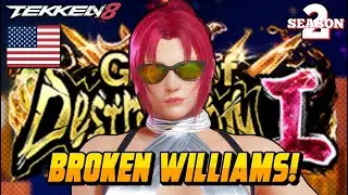 Tekken 8 – NeonKay No.1 NINA Is UNBEATABLE! High-Level Ranked Match!