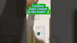 Leviton load center panels make for easy electrical  installation! Must have electrical panel!
