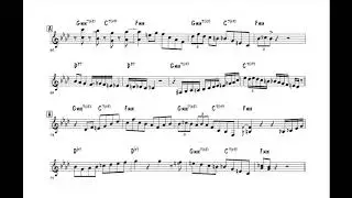 Sonny Clark - Blue Minor (Transcription)