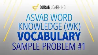 Практический вопрос ASVAB по знанию слов – Словарный запас 1