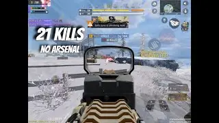 21 Kills NO ARSENAL Duo vs Squad Gameplay! Sweaty lobby (CODM BR)