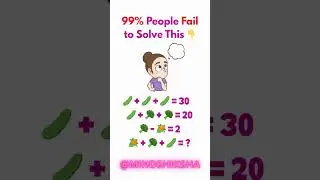 Only 1% Can Solve This Food Math Puzzle! 🍔🌮🌶