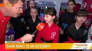 6 to 8 Year Old Martial Artists Take Over TV | Dragons Program on Sunrise