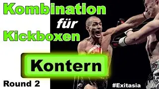 Kombination für Kickboxen - Kontern