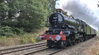 Sutton Park Line Steam: 7039 'Clun Castle' working 3Z31