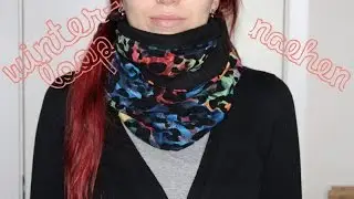 Winter Loop - kuscheligen Fleece-Schal selbst nähen - schnelles und einfaches DIY