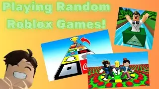 Playing Random Roblox Games! (Ride A Cart, Avoid Landmines, And Logo Race)