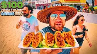 $100 Ocean City Maryland Boardwalk CHALLENGE: Best Food & Things to Do on a Budget