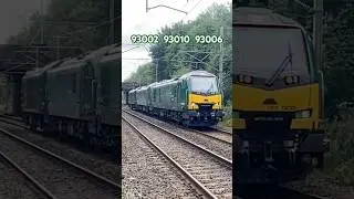 93002 - 93010 - 93006 Pass Through Longport Station Heading to Crewe South Yard #arthurgrowler