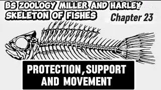 SKELETON OF FISHES || THE SKELETAL SYSTEM OF VERTEBRATES || CHAPTER 23 || MILLER AND HARLEY ZOOLOGY