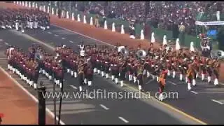 NCC all india marching contigent on Rajpath RDC 2k17