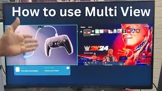 2 Monitor View - How to Multi View -  Samsung Odyssey G7 G8 G9