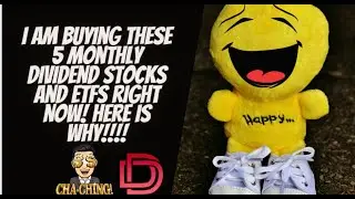 Best Monthly Dividend Stocks &  Best Monthly Dividend ETFs to Buy Right Now! Dividend Stock Analysis