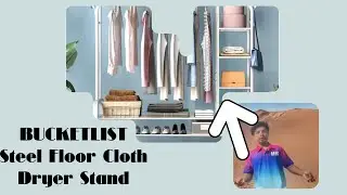 BUCKETLIST Steel Floor Cloth Dryer Stan order from  #flipkart