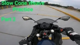 Practicing Slow Cone Weave Part 2 (CLOSER LOOK POV)