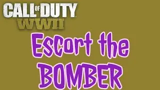 *NEW*HIDDEN CHALLENGE-ESCORT THE BOMBER,WITHOUT HIM TAKING DAMAGE-CALL OF DUTY WW2 ZOMBIES
