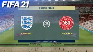 Англия против Дании: прогноз на ЕВРО-2020 | FIFA 21 PS5