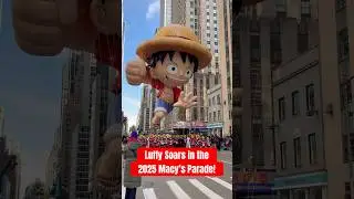 The captain of the Straw Hat Crew, Monkey D. Luffy, returned and soared in the 99th Macy's Parade!