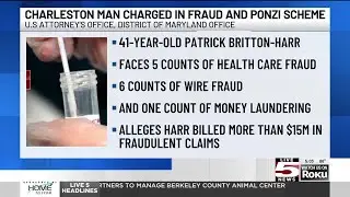 VIDEO: Charleston man charged in Medicare fraud and ponzi scheme