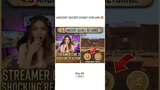 4.3 RETUNING ANCIENT SECRET EVENT EXPLAIN 🤩 #explore #bgmi