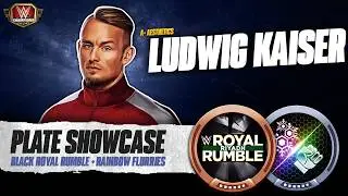 Plate Showcase: Black Royal Rumble + Rainbow Flurries on Ludwig Kaiser 